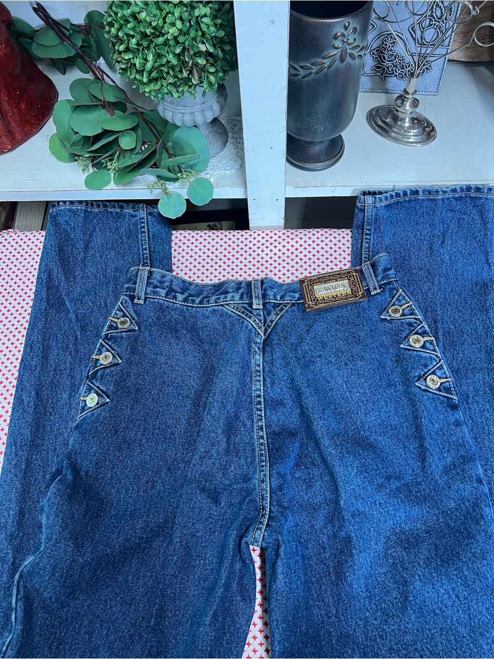 Vintage Lawman western jeans slim fit size 13 retro rodeo